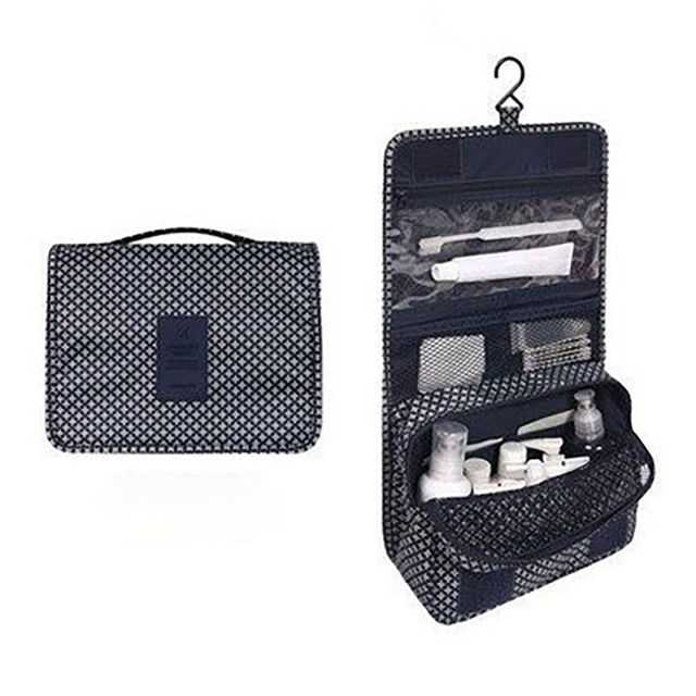 Waterproof Nylon Zipper Travel Bag For Men Women Cosmetic Bag Toiletry Set Bathroom Unisex