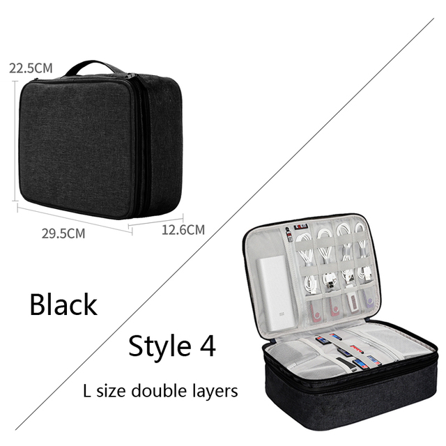 POP Digital Power Bank Bag Receive Accessories Case for ipad Cable Organizer Portable Bag for USB