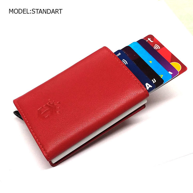 smart wallet business card holder genuine cowhide handmade smart automatic card holder men gift distributions card holder wallet wallet men card holder purse cards wallet money purse men's wallet id card holder men's wallets