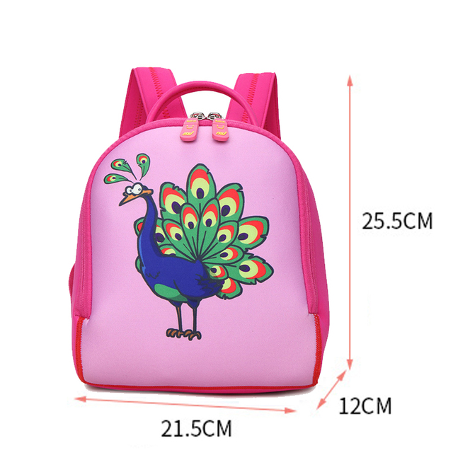 Children's school bag for girls large capacity children's backpack lightweight breathable fashion gradient princess bag for girls