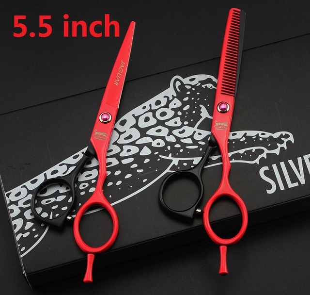 4.5 & 5.0 & 5.5 & 6.0 & 6.5 inch cutting thinning set hair scissors high quality professional hairdressing scissors salons hairdressing shears