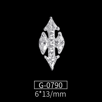 New Nail Art Jewelry Nail Art Zircon Flower Pendant Wild Nail Art Diamond Nail Art Zircon Jewelry G-0783