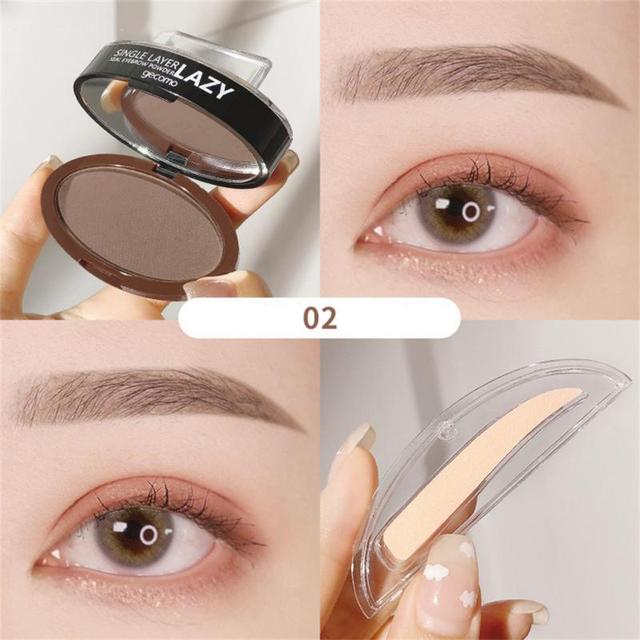 Eyebrow Seal Waterproof Long Lasting Professional Double or Single Layer Makeup Palette Enhancers Lazy Seal Eye Brow Shadow