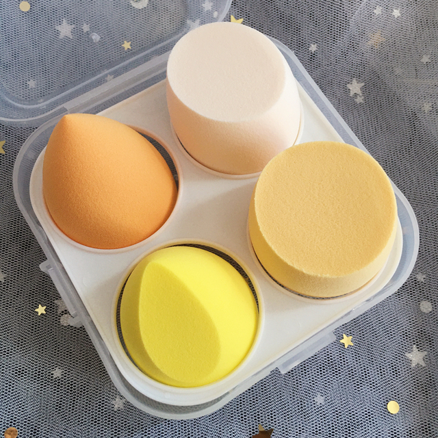 Loebig Cosmetic Puff Set Beauty Egg Blender Smooth Makeup Sponge Powder Foundation Liquid Concealer Cream Women Face Makeup Tool