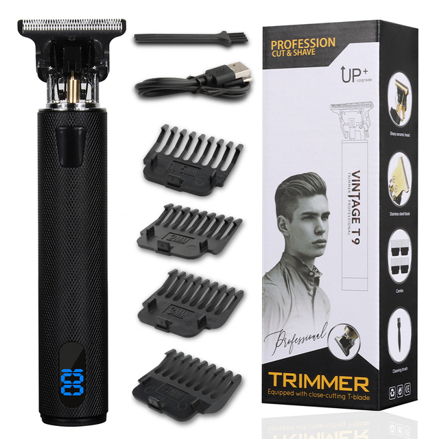 2022 USB Electric Hair Clippers Rechargeable Shaver Beard Trimmer Professional Men Hair Cutting Machine Beard Barber Hair Cut t9