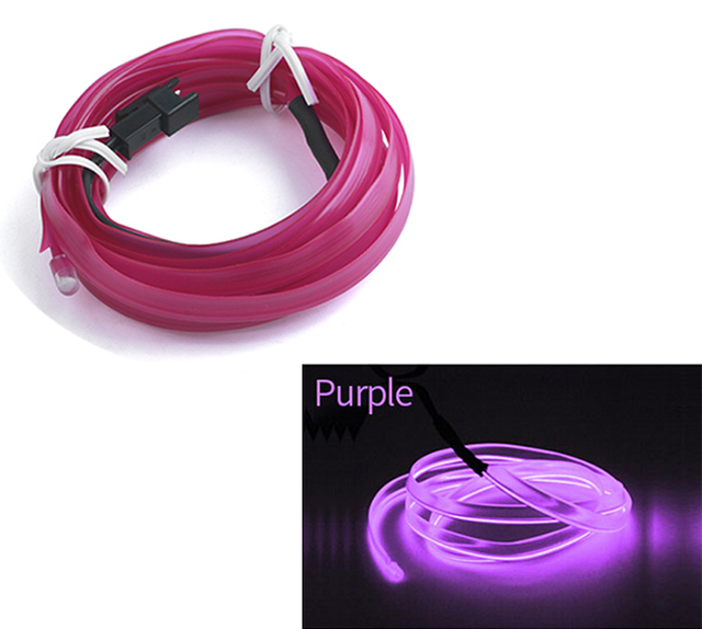 USB LED Strip Car Interior Atmosphere Light Neon EL Decoration Light Strip for Car Dashboard Ambient Lamp Wire Room Night Lamp