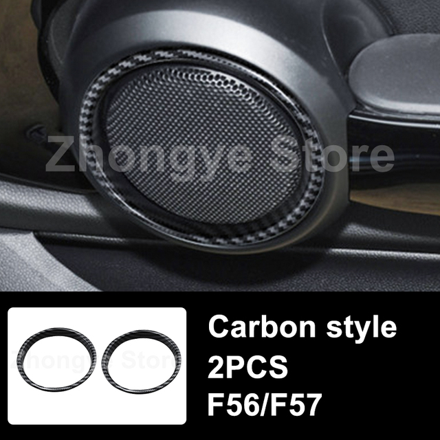 Modified Style Carbon Fiber Car Interior Stickers For Mini One Cooper S JCW Clubman F54 F55 F56 F57 F60 Countryman Accessories