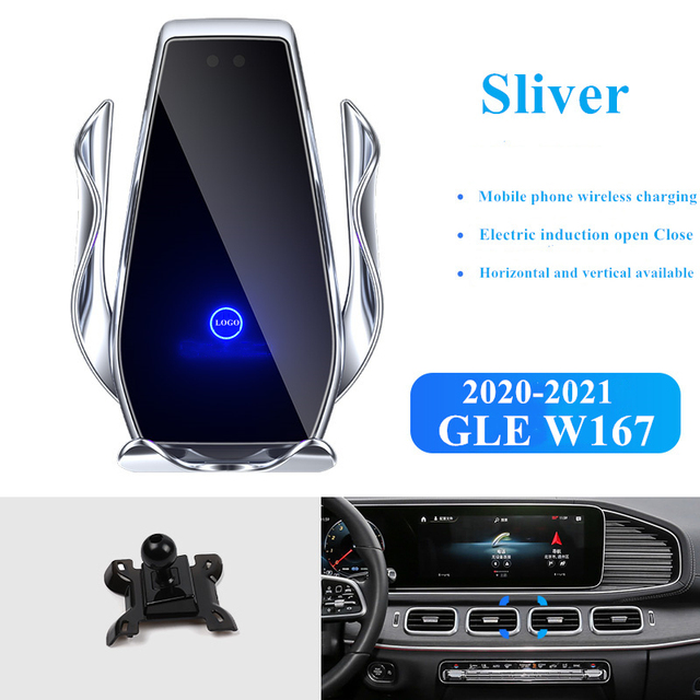 For Mercedes-Benz Car Phone Kickstand Holder Wireless Charger 360 Navigation Bracket Support GPS CLA CLS GLA GLB GLC GLE GLS Vito