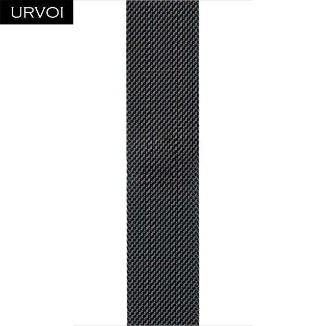 URVOI Mesh Strap for Apple Watch Series 7 6 SE 543 milanese Loop Band for iwatch Stainless Steel Colors Black Silver Blue 4145mm