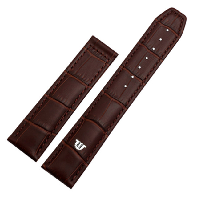 Genuine leather watch strap 20mm 22mm for Maurice Lacroix watchband folding buckle leisure business cowhide bracelet