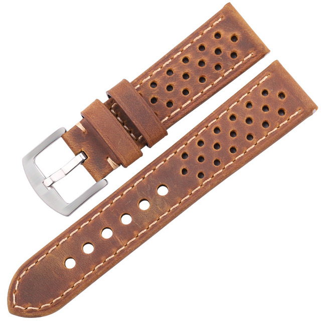 Cowhide Watches 20mm 22mm Genuine Leather Vintage Wrist Strap Strap For Samsung Galaxy Watch 46mm Bracelet