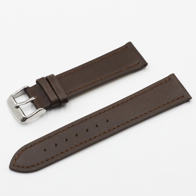 High Quality Retro Watch Strap Band 18mm 20mm 22mm 24mm Leather Watchbands Gray Black Brown Blue For Men Watch Accessories