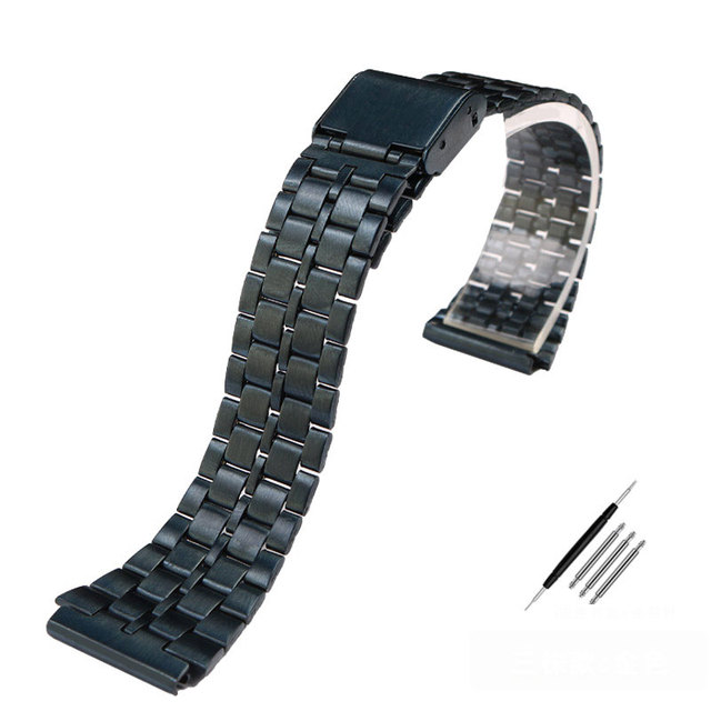 Vintage Small Square Metal Watchband For Casio a159w-n1 a158wa A168 Strap Stainless Steel Bracelet 18mm Wristband Accessories