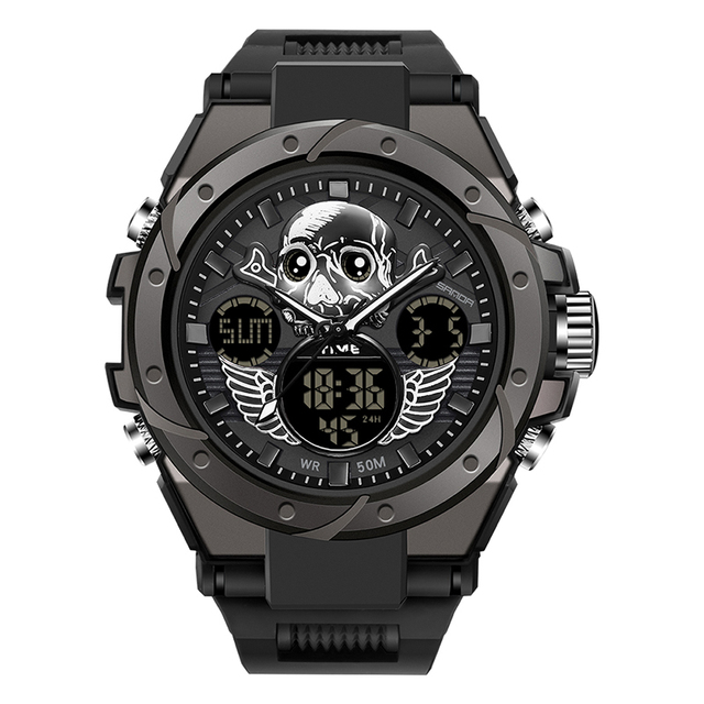 G Style Military Watches Shockproof Men Fashion Skull Watch Electronic Quartz Man Sports Wrist Watch Swimming relogio masculino 2022