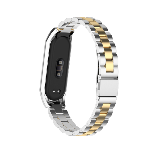 Stainless Steel Metal Strap For Mi Band 6 Xiaomi Mi Band 5 4 3 Band Compatible Bracelet Wristband Mi Band 6 5 4 3 Accessories