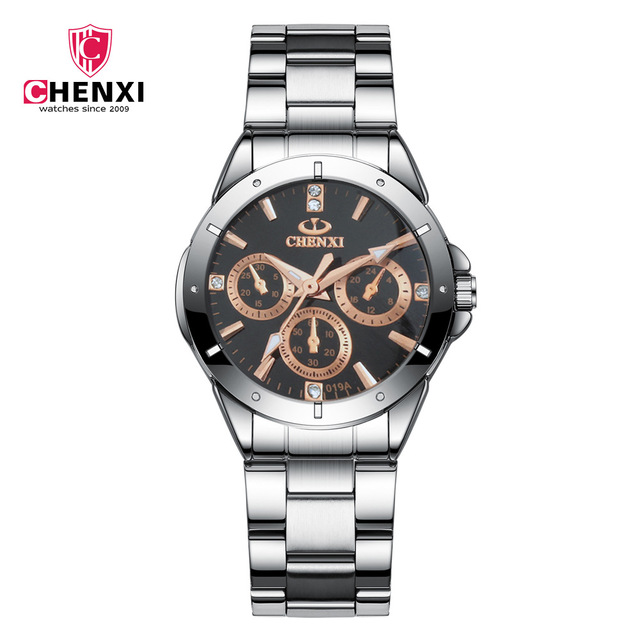 CHENXI Fashion Colors Top Brand Relogio Luxury Women's Watches Casual Waterproof Women's Watch Fashion Dress Rhinestone Watch 2022