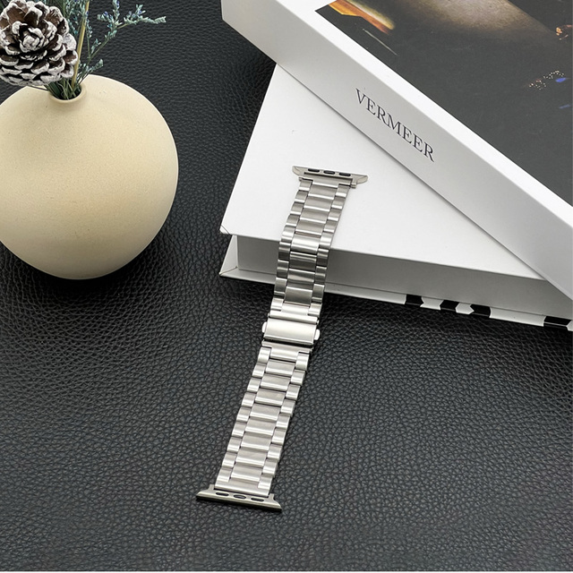 Metal Strap for Apple Watch Band 44mm 42mm 40mm 38mm 41mm 45mm Stainless Steel Bracelet for iWatch Series 7 6 SE 5 3 Accessories