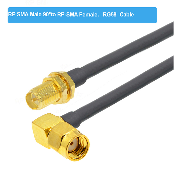 BEVOTOP SMA Male Plug to SMA Female Jack RG58 Cable 50ohm RF Coaxial Pigtail SMA WiFi Antenna Extension Cord Connector Adapter