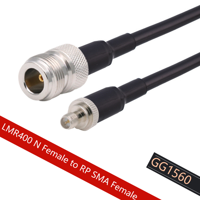 LMR400 Cable N Female to SMA Female 50 Ohm RF Coax Extension Jumper Pigtail for 4G LTE Cellular Amplifier Phone Signal Booster