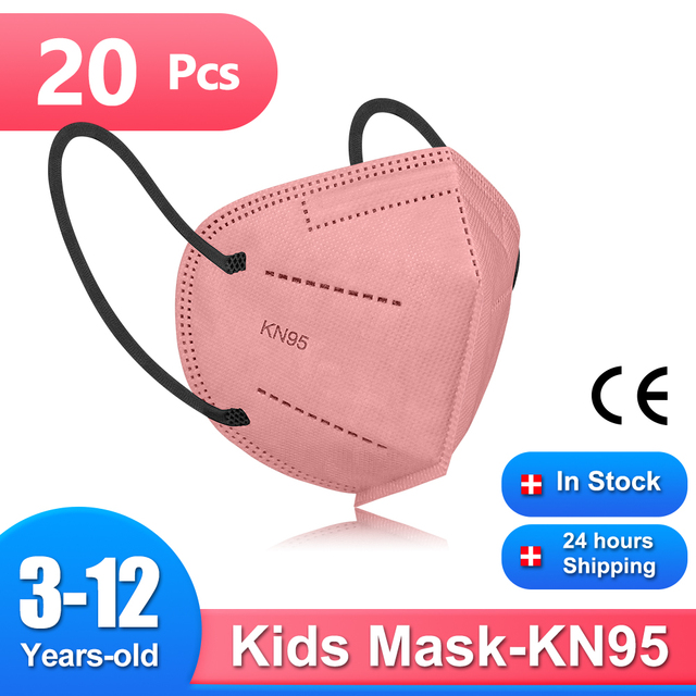 baby masks kids kn95 disposable face mask mascarillas fpp2 ninos homology ad ffp2 children safety dust protection non woven mask