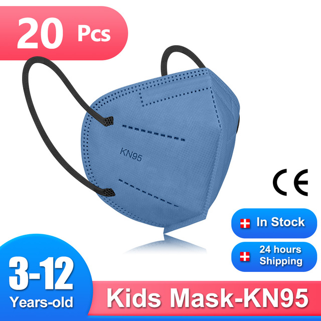 Morandi KN95 Baby Mask FFP2 Mascarillas FPP2 Certified Baby Health Protection Face Mask CE masque enfant ffp2fan niños FP2