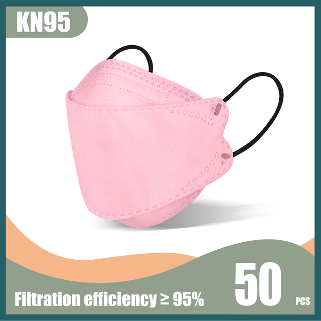 FFP2 قناع ملون KN95 قناع السمك FPP2 هومولوكادا 4 طبقات ffp2قناع أقنعة كورية للبالغين ffp2reuse zable Morandi Masque ffp 2