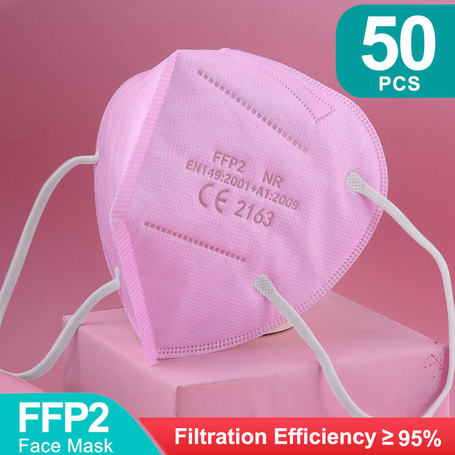 20-100pcs ffp2fan ce mascarillas ffp2reuse zable protective colors mouth mask kn95 masque ffpp2 mascarillas kn95 certificate