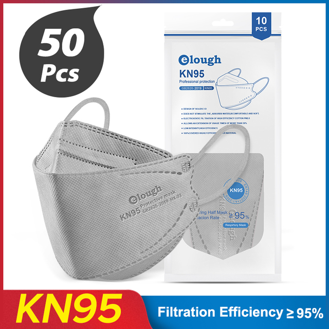 Mascarillas KN95 Mask for Adult FFP2 Certification Mascarilla ffp2mascherine FPP2 Korean KN95 Masks 4 Ply Reusable маска FFPP2