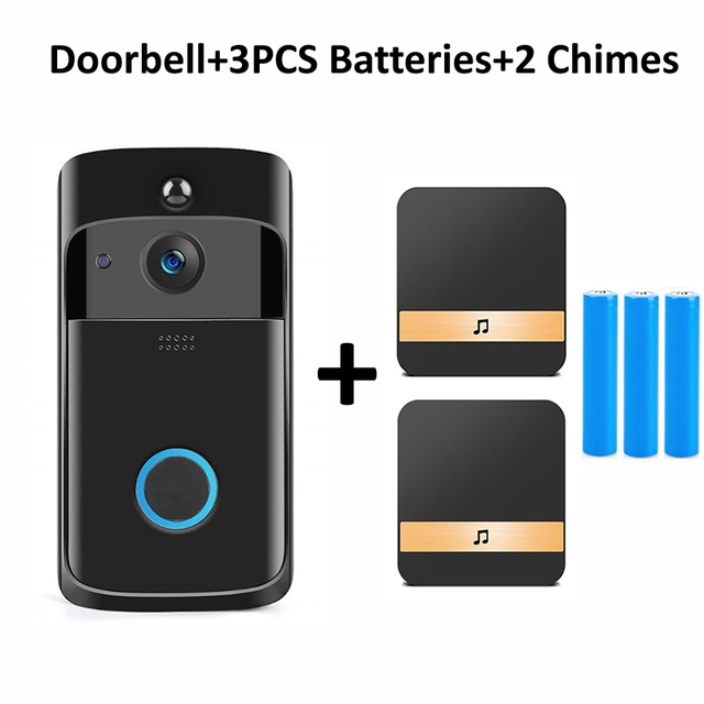 Wsdcam - Smart Video Doorbell, Wireless Intercom, Intercom, WiFi, Apartment Doorbells, Video Surveillance, Support Mobile Phone Connectivity, Home Security Cameras