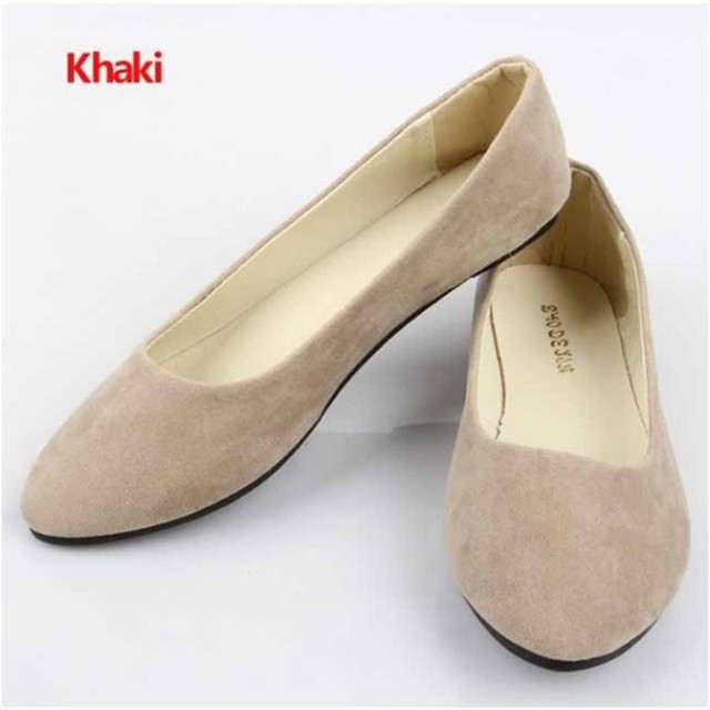 women flats slip on flat shoes candy color woman boat shoes black loafers faux suede ladies ballet flats for work flats