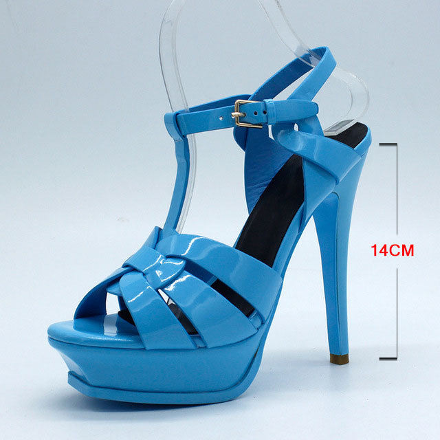 Cool Sept Genuine Leather High Heel Sandals Women Heels 10cm and 14cm Sexy Shoes Fashion Woman Shoe R4425 Hot Sale 33-40