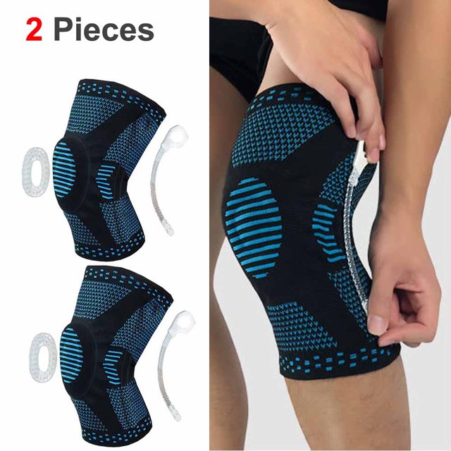 Professional Compression Knee Brace Support Protector for Relief of Arthritis, Joint Pain, ACL, MCL, Cartilage Tear, Post Surgery