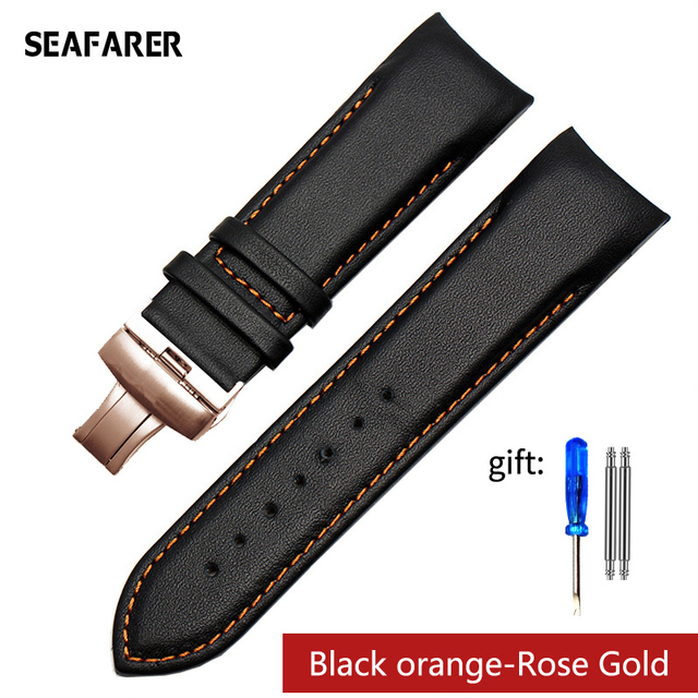 Genuine Calfskin Watchband Watch Band Strap for Tissot Couturier T035 T035617 627 T035439 Watch Band 22/23/24mm Brush Buckle