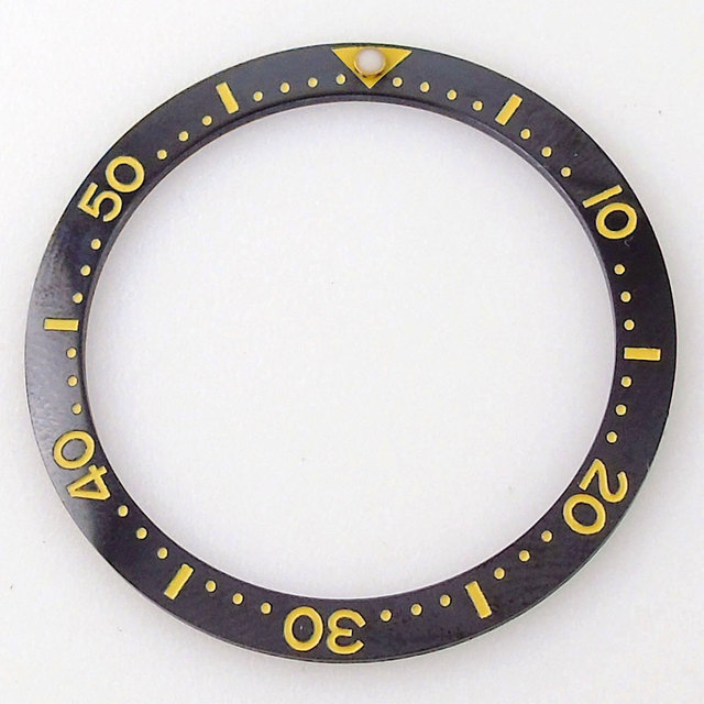 33.7mm*27.5mm*0.8mm Flat Ceramic Black Blue Green Clock Bezel Insert Fit MOD Skx013 Model High Quality Parts