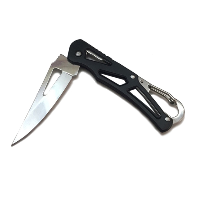 Full Stainless Steel Blade Shape Knife Outdoor Camping Self Defense Emergency Survival Knife Tool Portable Size Whosale & Dropship