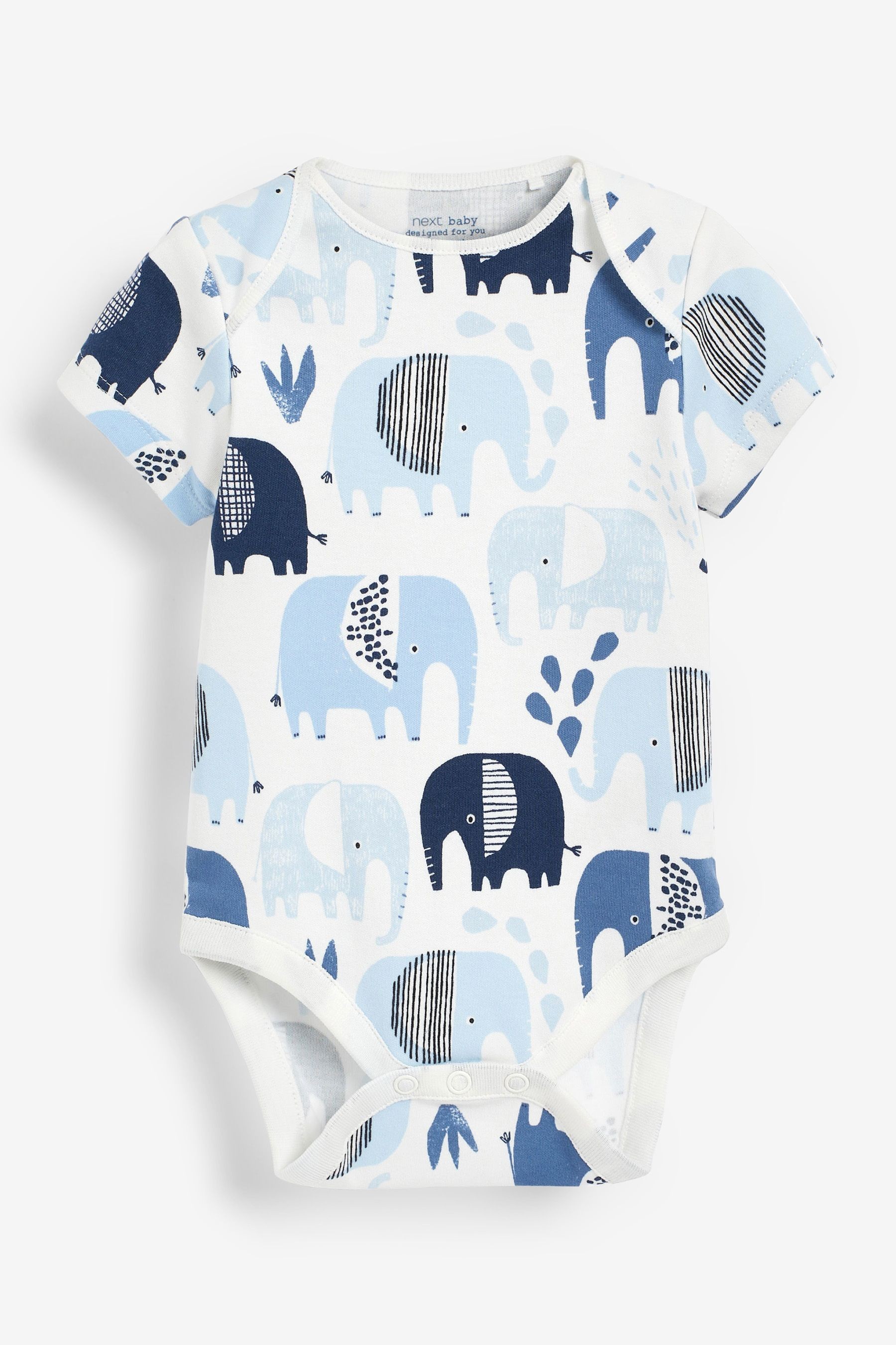 Baby 5 Pack Short Sleeve Bodysuits (0mths-3yrs)