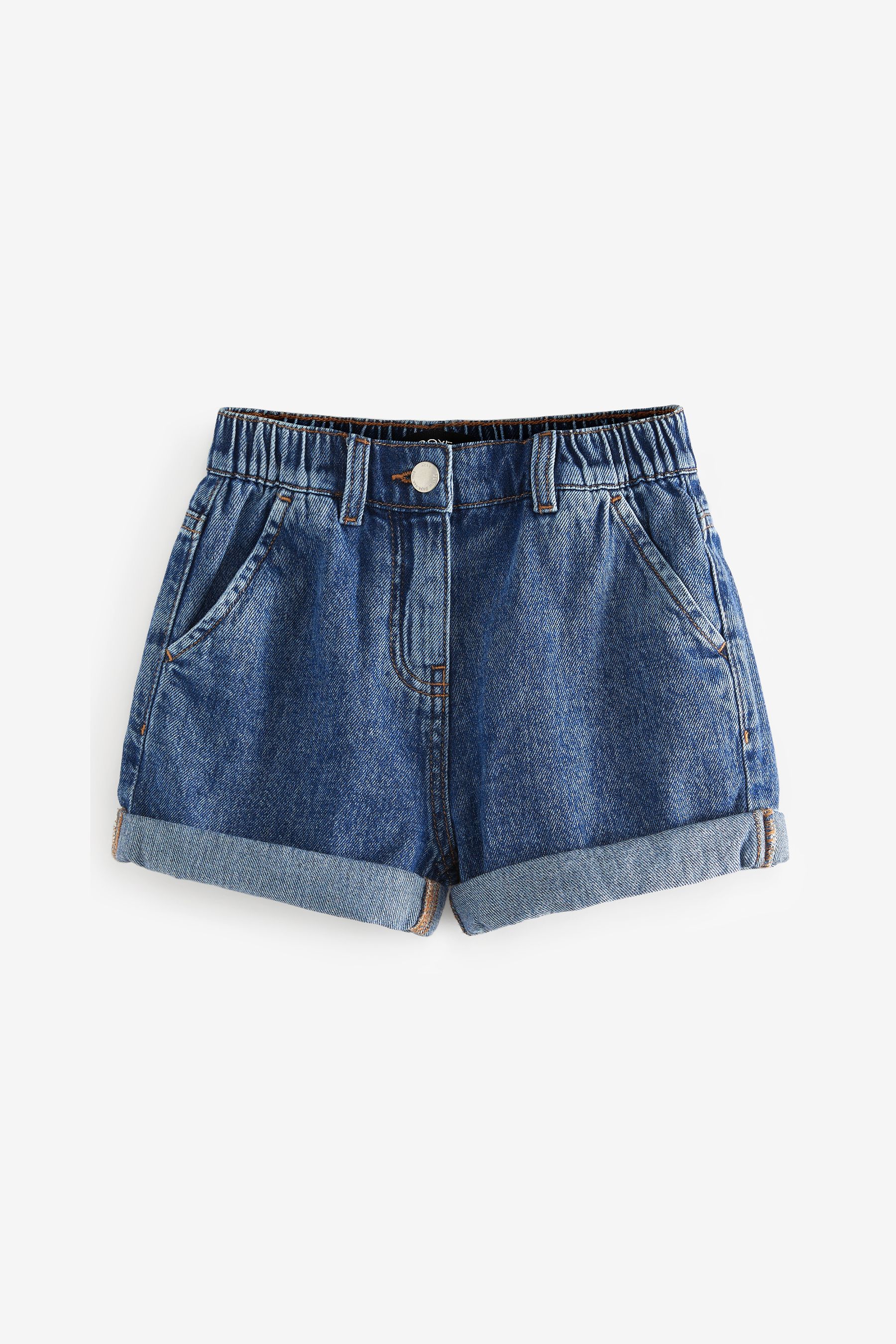 Mom Denim Shorts (3-16yrs)