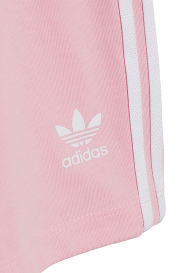 adidas Originals Pink Infant Adicolor Trefoil Set