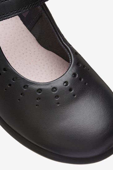 Start-Rite Black Leather Mary Jane Smart School Shoes
