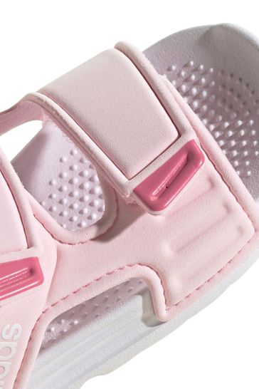 adidas Girls Pink Adilette Infant Sandals