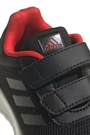 adidas Tensaur Run Infant Black Strap Trainers