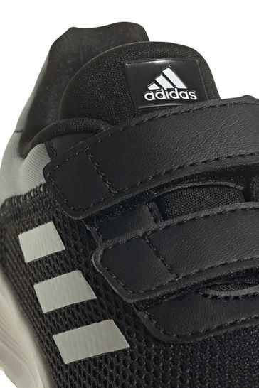 adidas Tensaur Run Infant Black Strap Trainers