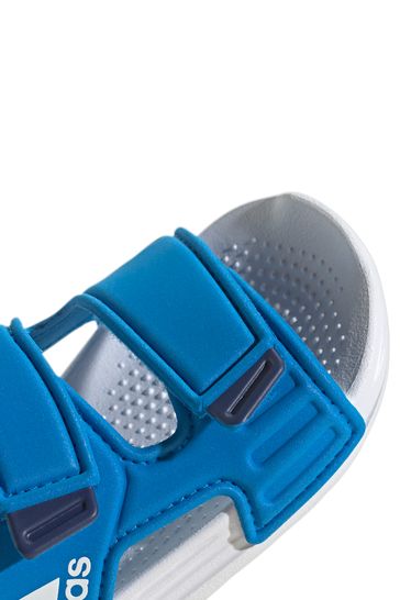 adidas Blue Adilette Infant Sandals