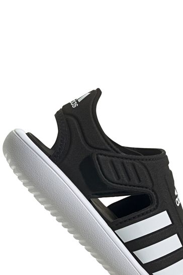 adidas Junior Black Adilette Sandals