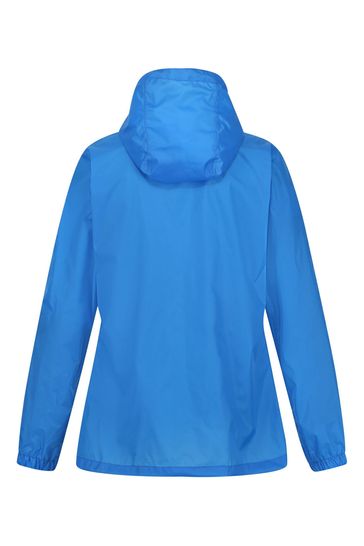 Regatta Womens Pack It III Blue Waterproof Jacket