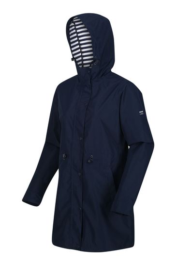 Regatta Blakesleigh Blue Longline Waterproof Jacket