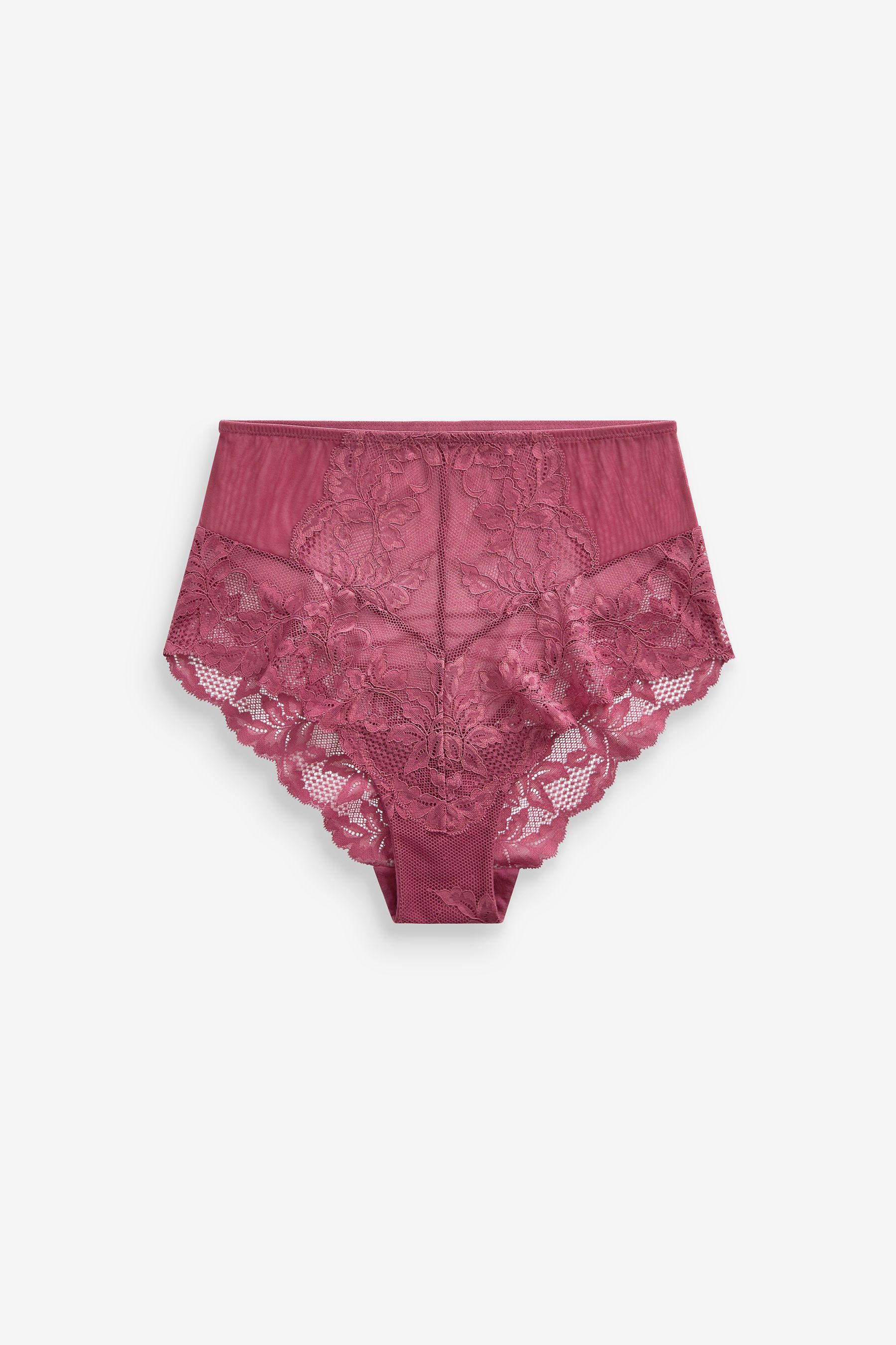 Lace Knickers 2 Pack High Rise