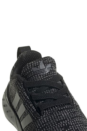 adidas Originals Black Swift Infant Elasticated Lace Trainers