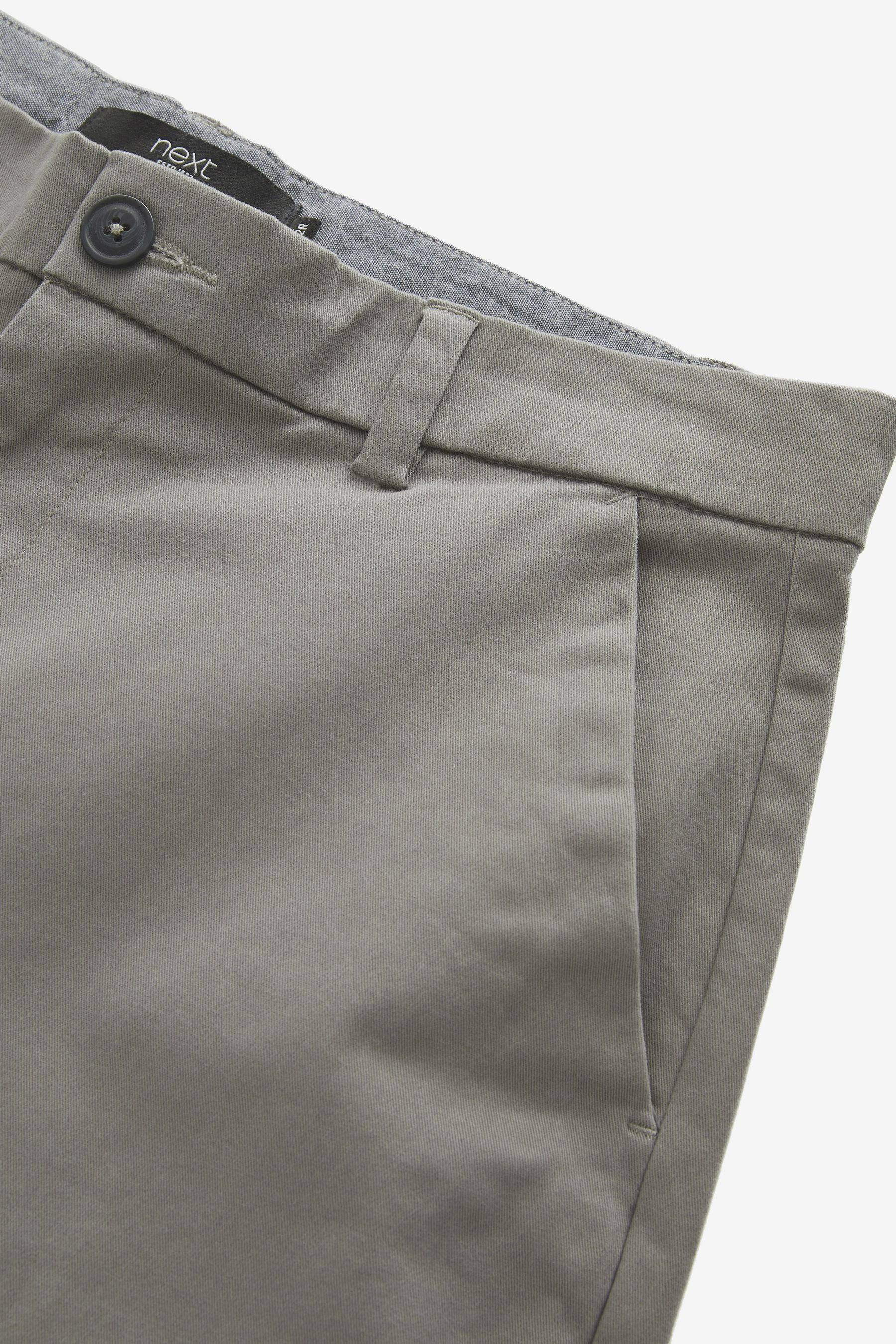 Stretch Chino Trousers Straight Fit