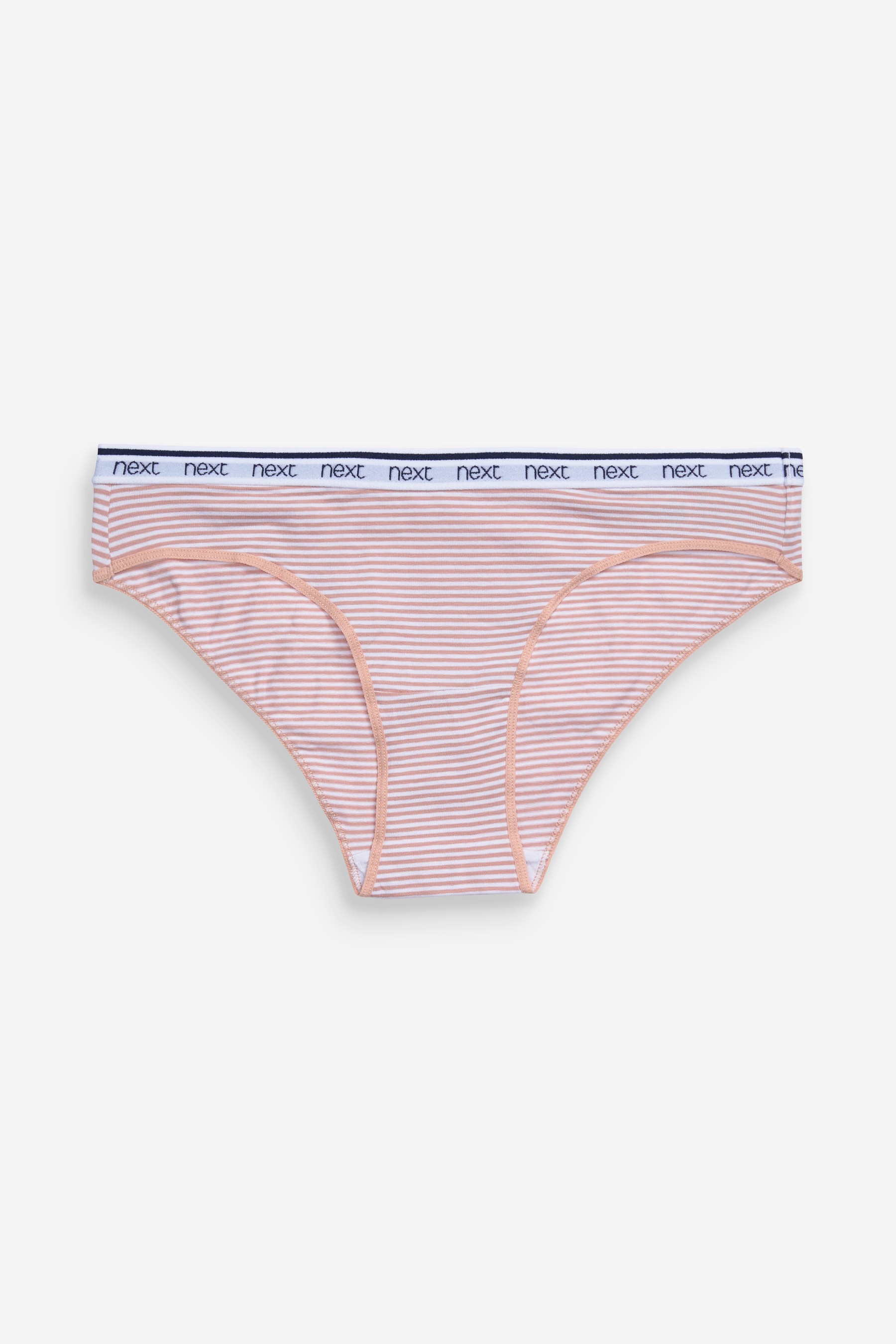 Cotton Rich Logo Knickers 4 Pack Bikini